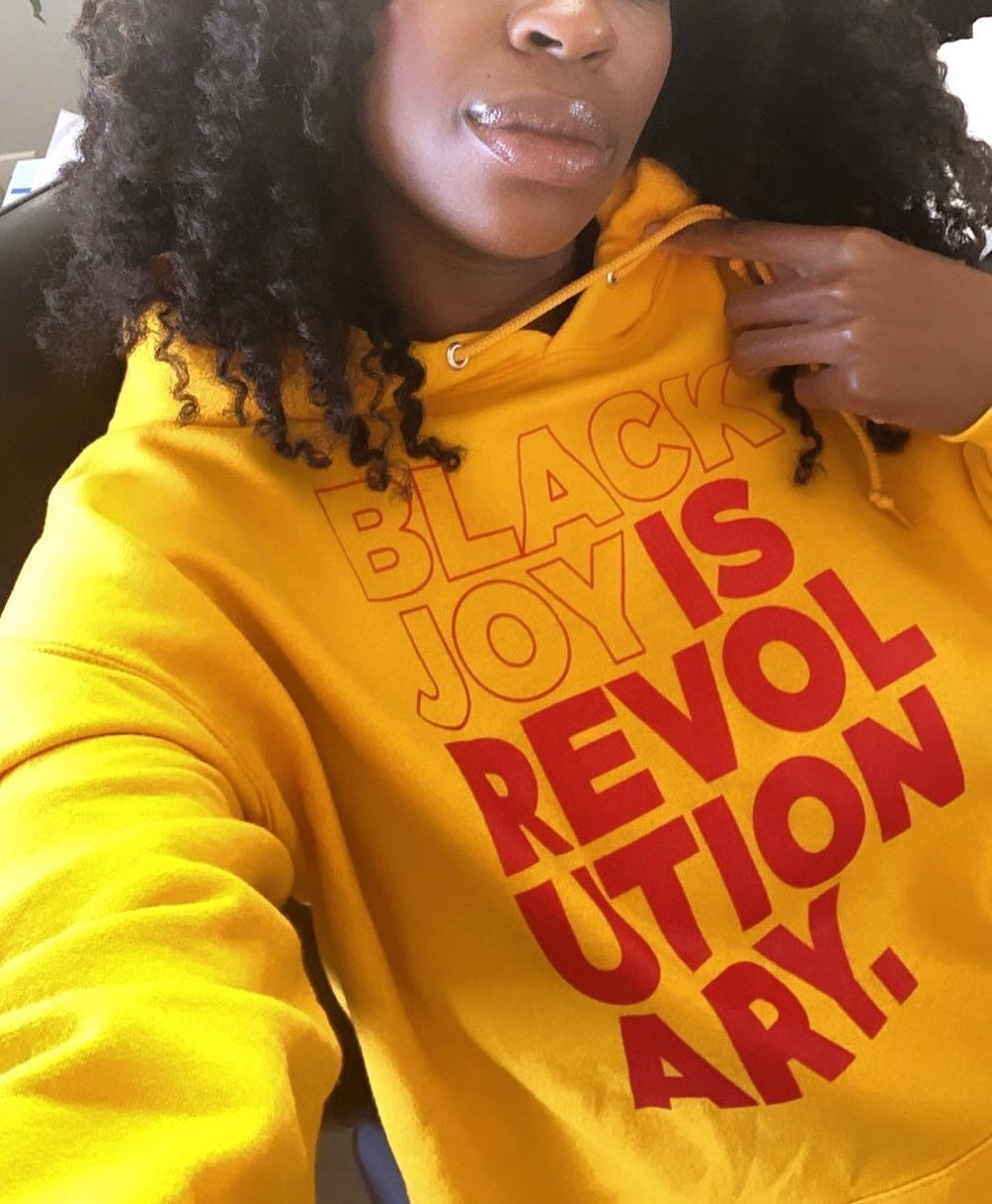 Black Joy is Revolutionary (Hoodie)(Fire)